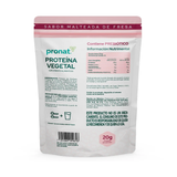 PROTEÍNA VEGETAL MALTEADA DE FRESA PRONAT BOLSA 400  GR.