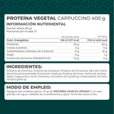 PROTEÍNA VEGETAL CAPPUCCINO PRONAT BOLSA 400  GR.