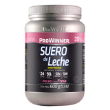 SUERO DE LECHE  FRESA + 20% EXTRA PROWINNER BOTE 600  GR.