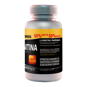 L-CARNITINA 30 CAPSULAS + 50% EXTRA FRASCO 1  PZA.