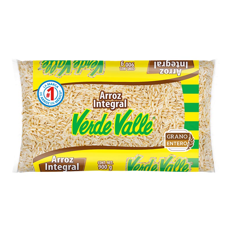 ARROZ INTEGRAL VERDE VALLE 900  GR.