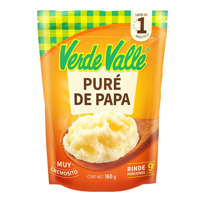 PURE DE PAPA VERDE VALLE BOLSA 160  GR.