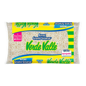 ARROZ GRANO GRUESO VERDE VALLE 1  KG.