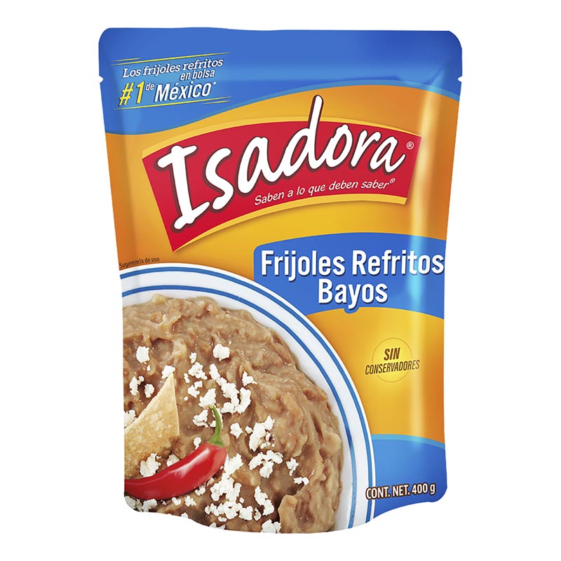 ISADORA FRIJOLES REFRITOS BAYOS 400 g 400  GR.