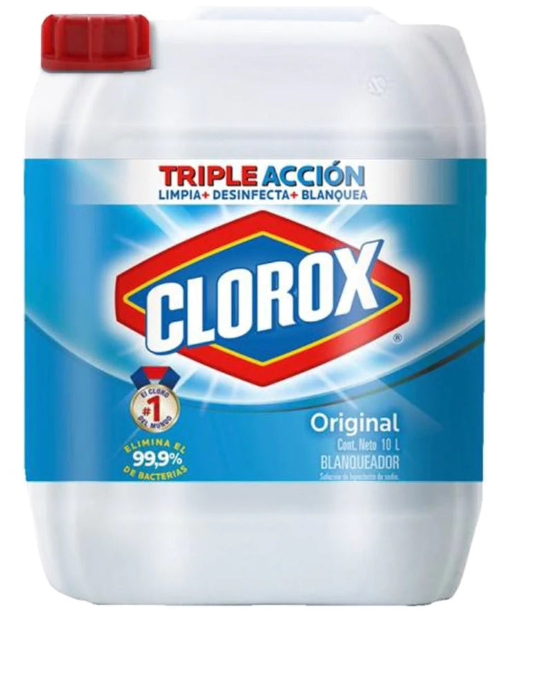 CLORO BLANQUEADOR CLOROX 10  LT.