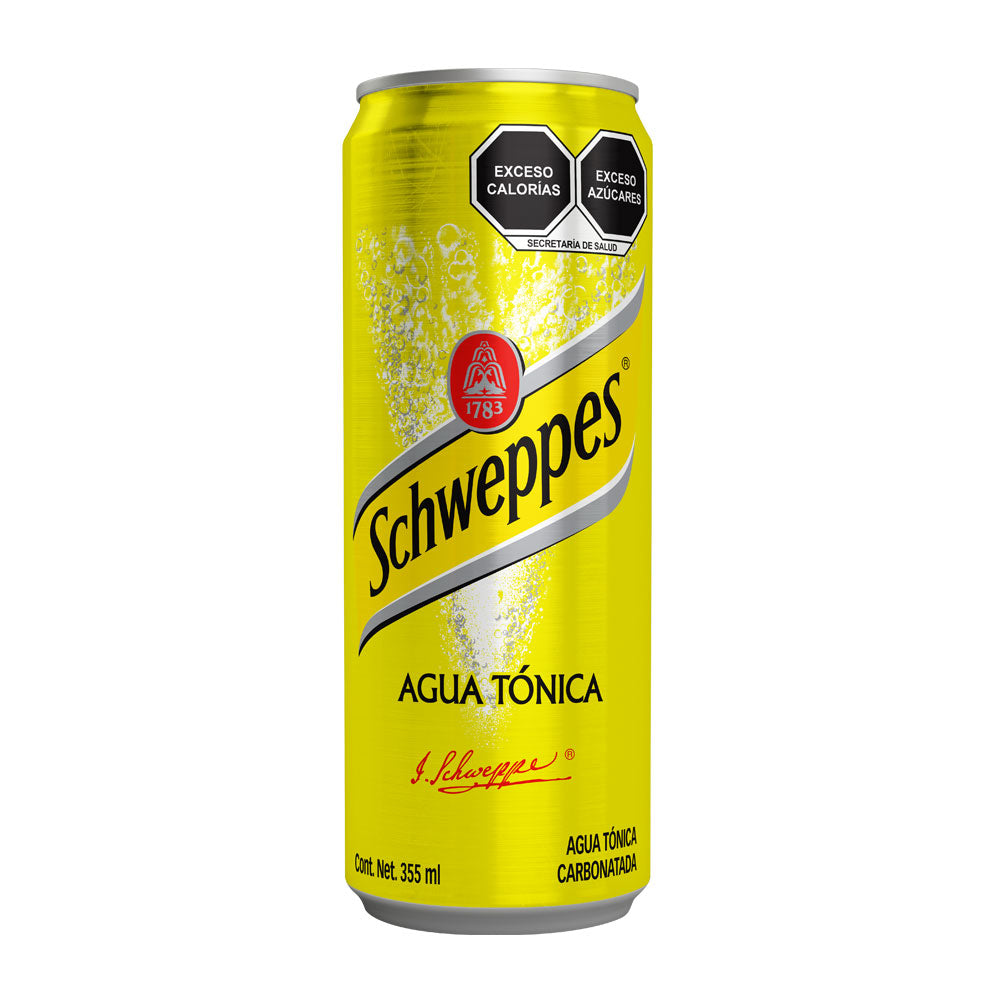 AGUA TONICA SCHWEPPES LATA 355  ML.