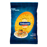 PASTA PARA SOPA CODO RAYADO ITALPASTA 2  KG.