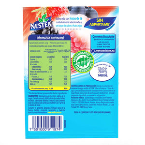 TE VERDE NESTEA SABOR FRUTOS ROJOS 25  GR.