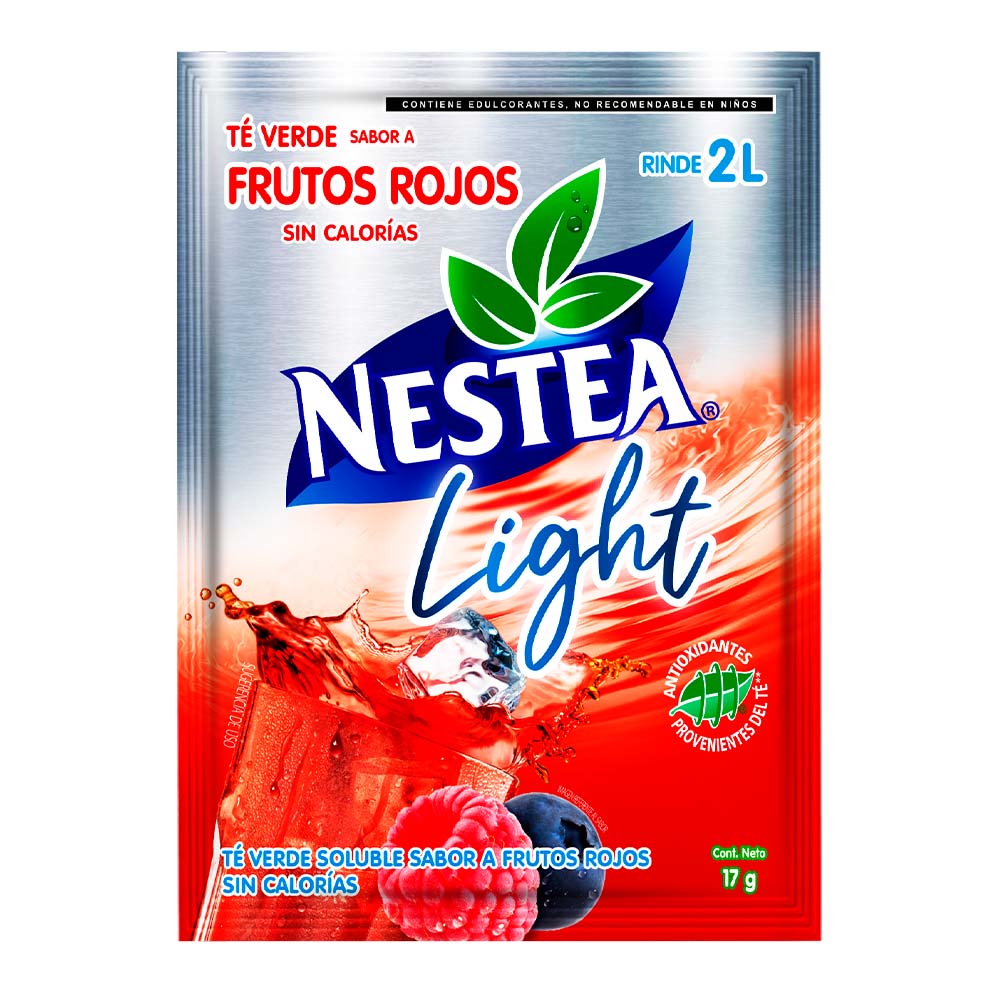 TE VERDE NESTEA SABOR FRUTOS ROJOS LIGHT 17  GR.