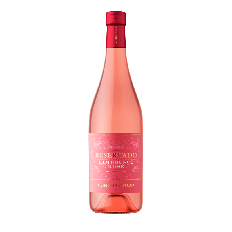 VINO ROSADO RESERVADO LAMBRUSCO ROSE 750  ML.