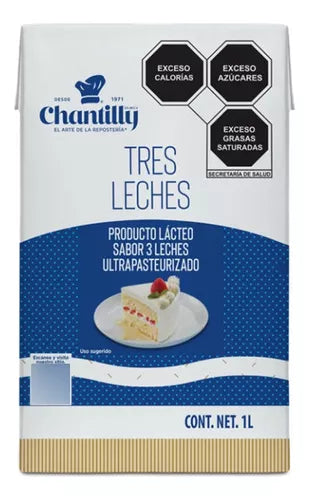 JARABE DE TRES LECHES CHANTILLY UHT 1  LT.