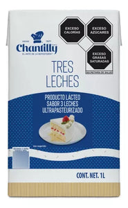 JARABE DE TRES LECHES CHANTILLY UHT 1  LT.