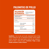 PALOMITAS DE POLLO EMPANIZADAS PRACTICOS 500  GR.