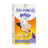 LECHE PARCIALMENTE DESCREMADA DESLACTOSADA ULTRAPASTEURIZADA SABOR VAINILLA SAN MARCOS 236  GR.