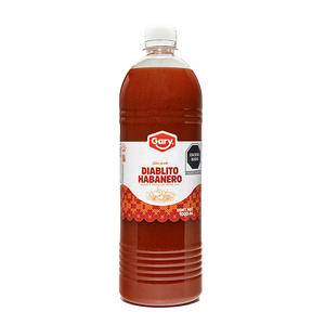 SALSA PICANTE ROJA EL DIABLITO  BOTELLA 1  LT.