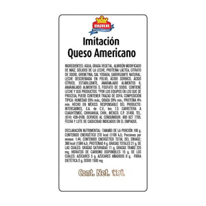 QUESO AMARILLO BURR 144  GR.