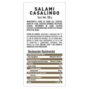 SALAMI CASALINGO PARMA 100  GR.