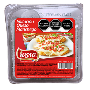 QUESO MANCHEGO IASSA REBANADO 500  GR.