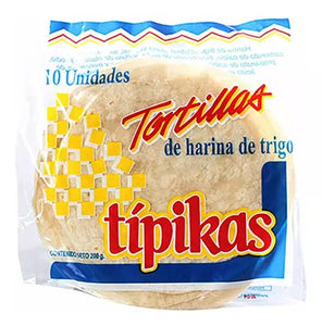 TORTILLA DE HARINA TIPIKAS 10  PZA.