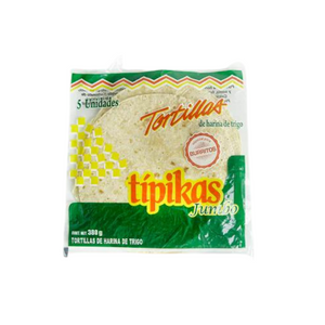 TORTILLA DE HARINA DE TRIGO JUMBO TIPIKAS 5 PIEZAS 5  PZA.