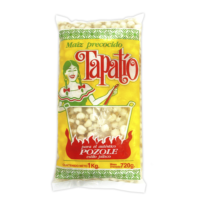 MAIZ PRECOCIDO PARA POZOLE TAPATIO 1  KG.