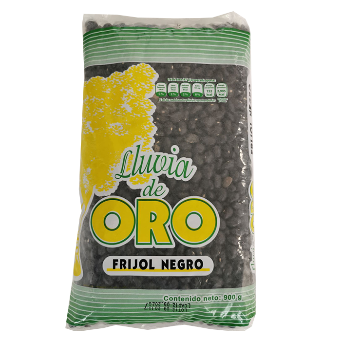 FRIJOL NEGRO LLUVIA DE ORO 900  GR.