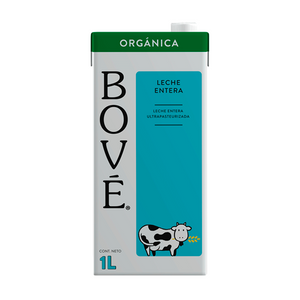 LECHE ORGANICA ENTERA BOVE 1  LT.