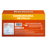 HAMBURGUESA PARA ASAR DE POLLO BACHOCO CAJA 10  PZA.