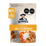 GRANOLA 100 % NATURAL AVENA Y MIEL QUAKER 360  GR.