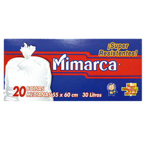 BOLSAS PARA BASURA MEDIANO MYBRAND 55X60 20  PZA.