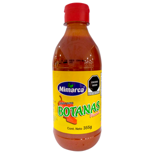 SALSA BOTANERA PICANTE MIMARCA  BOTELLA 355  GR.