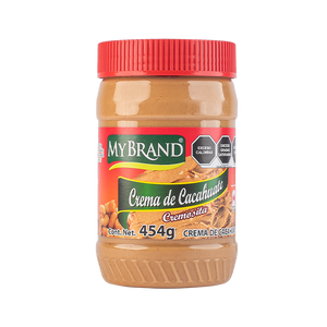 CREMA DE CACAHUATE CREMOSITA MYBRAND BOTE 454  GR.