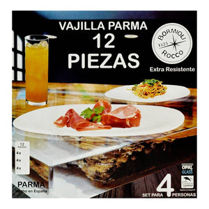 VAJILLA CON 12 PARMA 1  PZA.