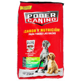 ALIMENTO PARA PERRO PODER CANINO 16% PROTEINA BULTO 25  KG.