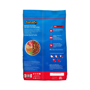 ALIMENTO PARA PERRO GANADOR ORIGINAL 21% PROTEINA BOLSA 4  KG.