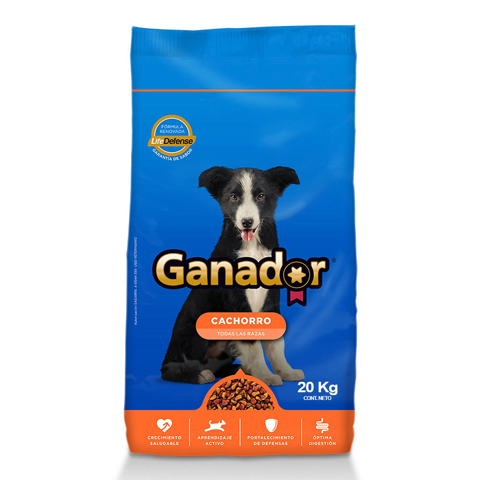 GANADOR ORIGINAL CACHORRO ALIMENTO PARA PERROS ORIGINAL CACHORRO 20 kg 20  KG.