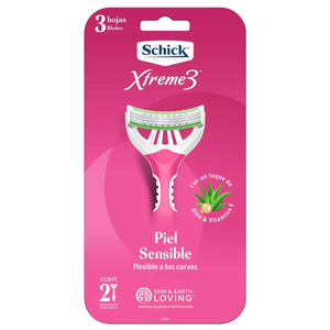 RASTRILLO DESECHABLE SCHICK XTREME 3 FW SENS CON 2 PZA 2  PZA.