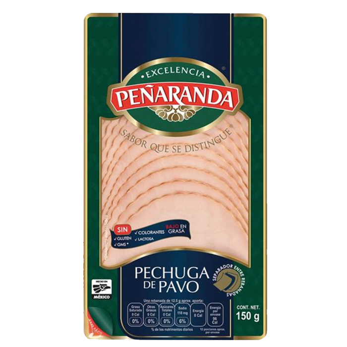 PECHUGA DE PAVO NATURAL PEÑARANDA 150  GR.