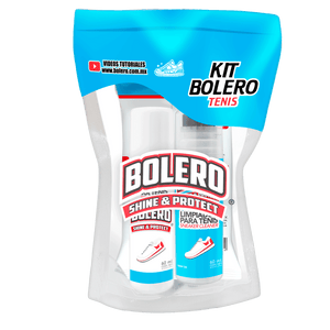 KIT LIMPIADOR BOLERO PARA TENIS 3 PACK 3  PZA.