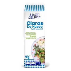 CLARAS DE HUEVO LIQUIDA SAN JUAN 1  KG.