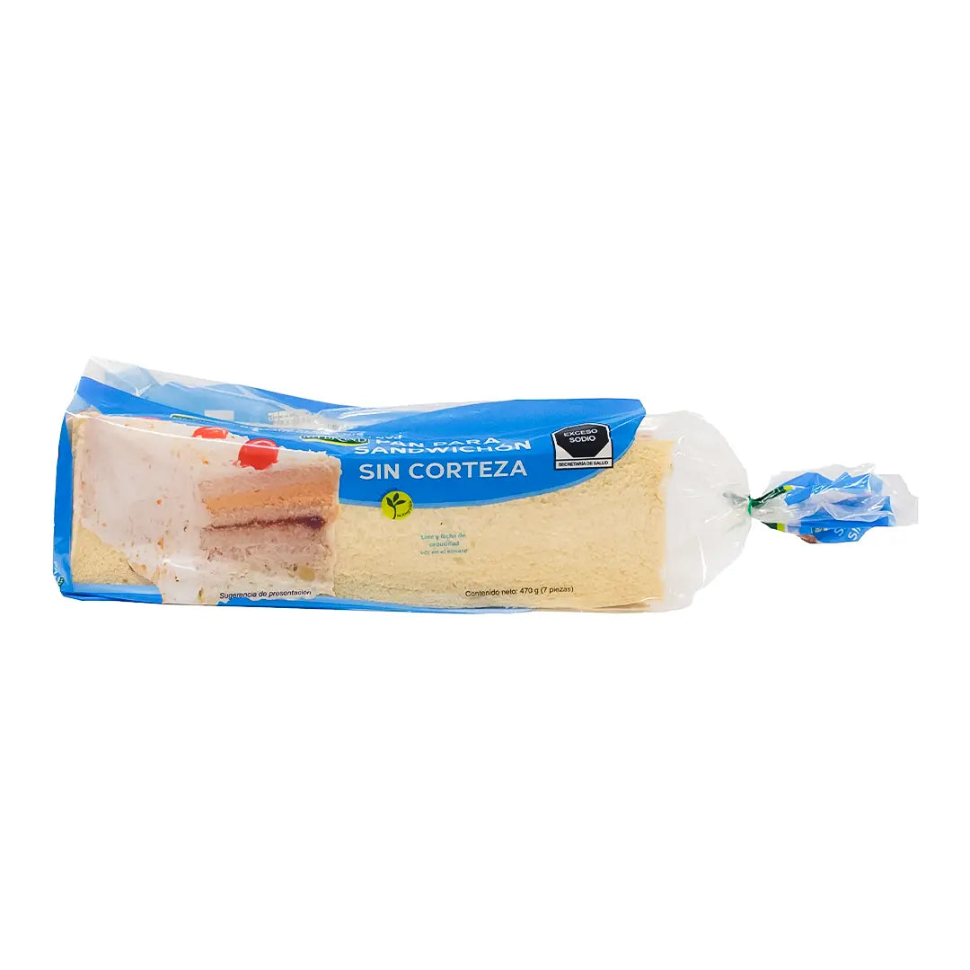 PAN PARA SANDWICHON SIN CORTEZA 470  GR.