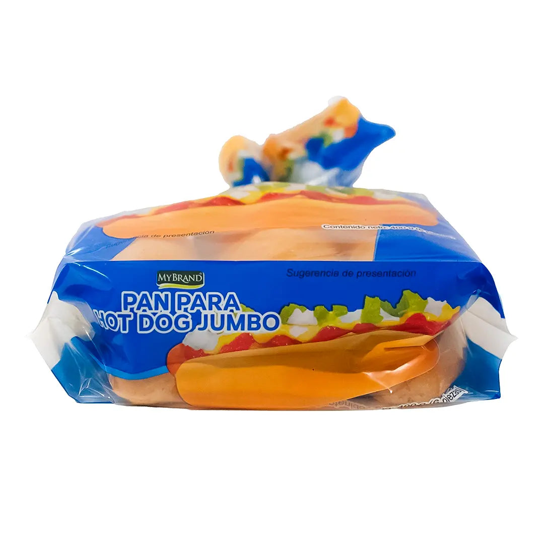 PAN PARA HOT DOG JUMBO MYBRAND 400  GR.