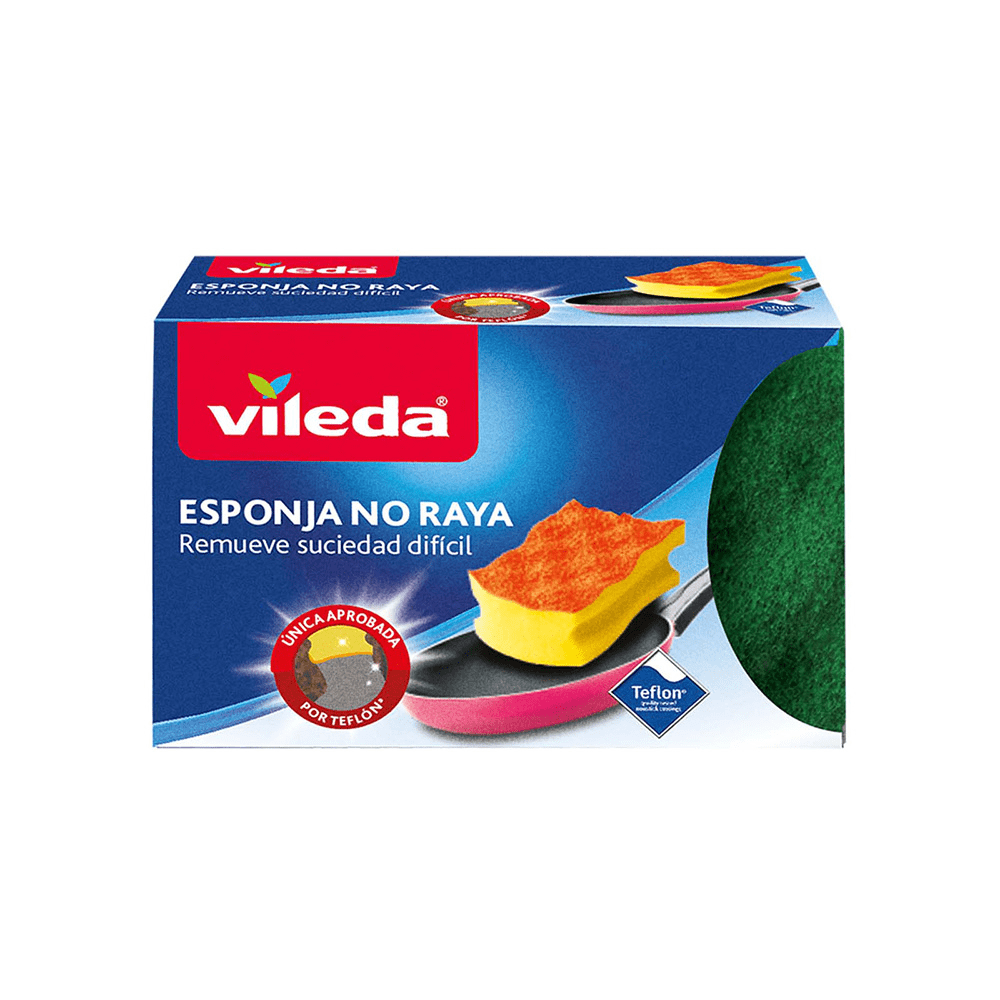 FIBRA ANTIRESIDUOS COLORES VILEDA 1  PZA.