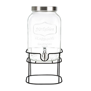 DISPENSADOR TRANSPARENTE C/TAPA Y BASE 5L 1  PZA.