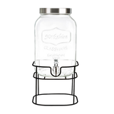 DISPENSADOR TRANSPARENTE C/TAPA Y BASE 5L 1  PZA.