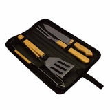 SET 4 UTENSILIOS PARA ASADOR CON ESTUCHE 1  PZA.