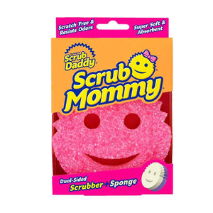 ESPONJA + FIBRA DOBLE CARA MOMMY SCRUB DADDY 1  PZA.