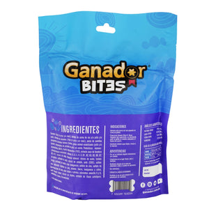 GANADOR BITES 15% PROTEÍNA RAZAS PEQUEÑAS BOLSA 100  GR.