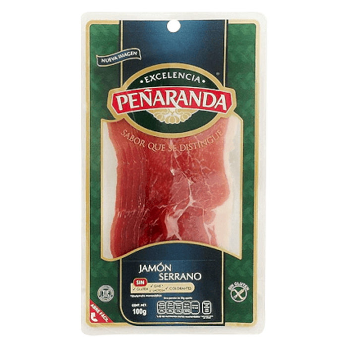 JAMON SERRANO PENARANDA 100  GR.