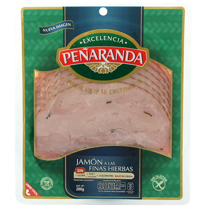 JAMON FINAS HIERBAS PEÑARANDA 200  GR.